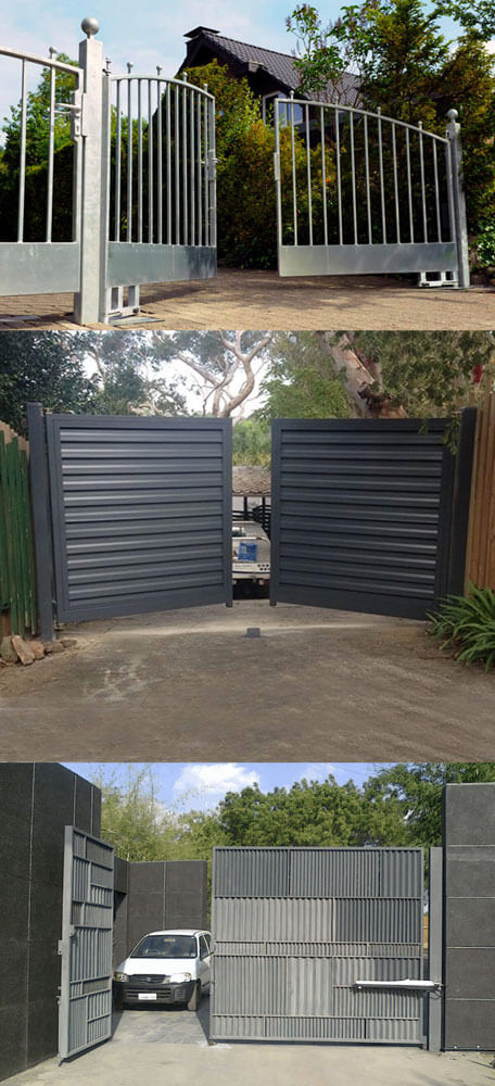 Material Options Available for Swing Gates